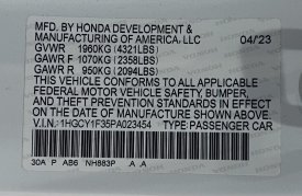 Honda, Accord, 2023